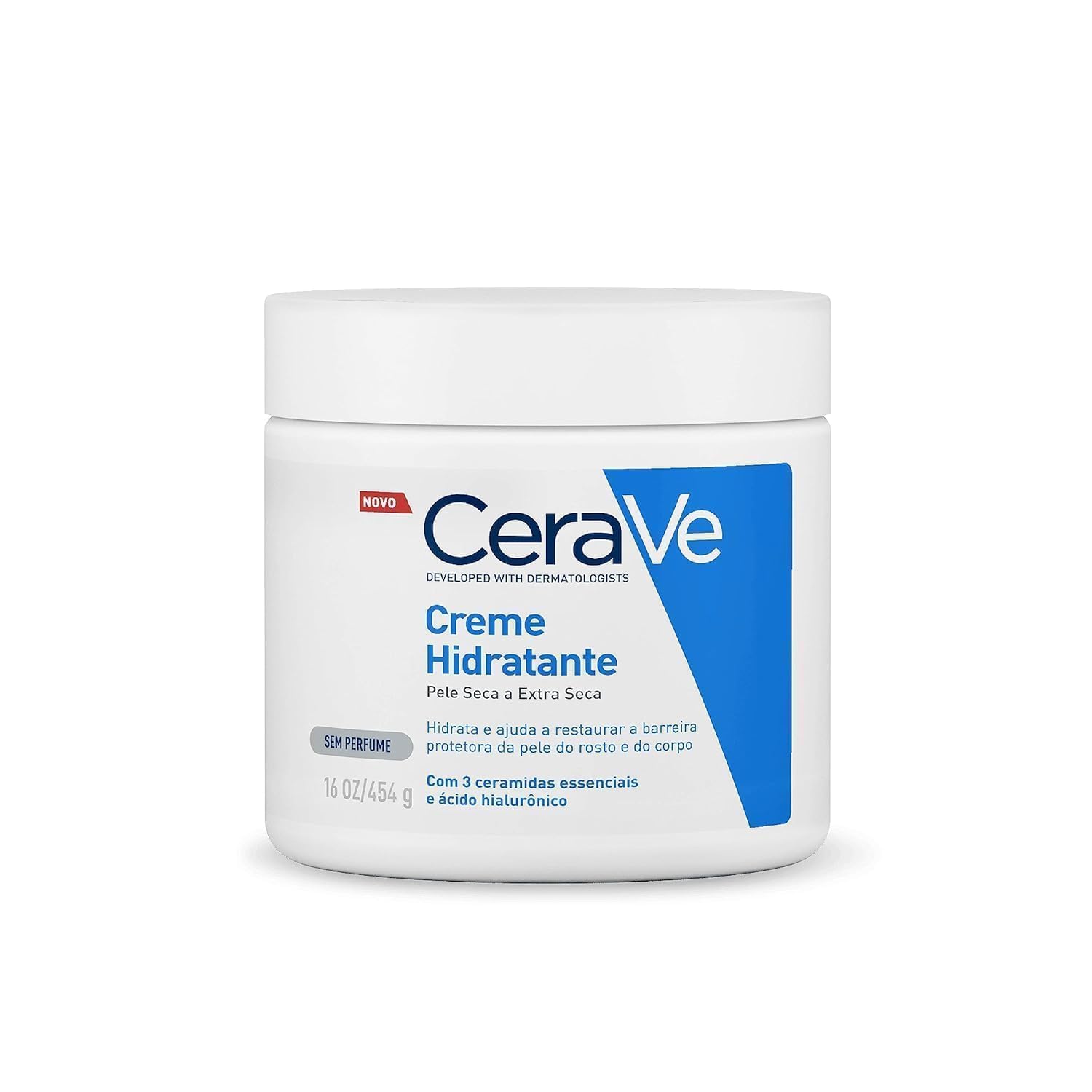 Creme Hidratante Corporal com textura Cremosa e Ácido Hialurônico 454g